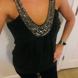 Dark Green Top